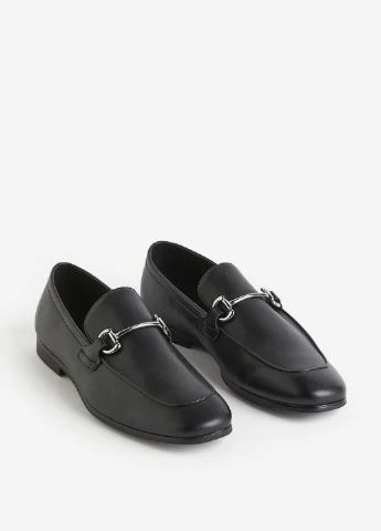 Черные мокасины H&M