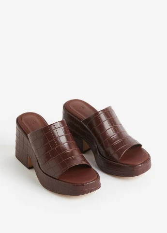 Коричневые босоножки H&M
