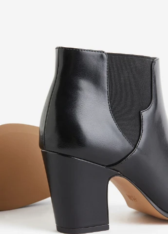 Черные демисезонная ботильоны H&M