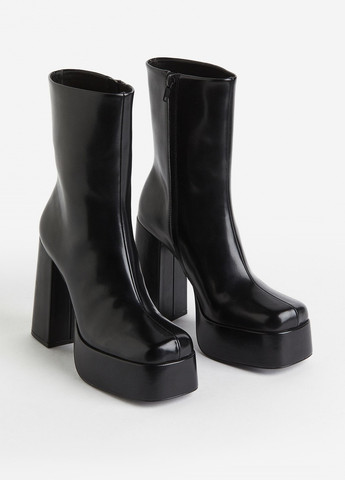 Черные демисезонная ботильоны H&M