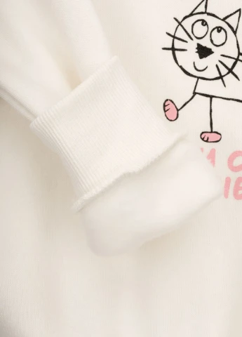 First Kids світшот молочний повсякденний