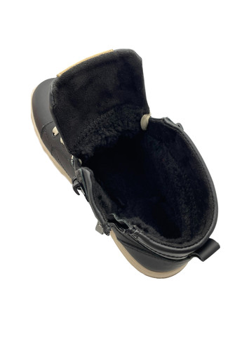 Черные повседневные осенние зимние ботинки Crossav