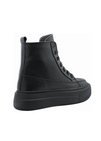 Черные повседневные осенние демисезонные ботинки No Brand