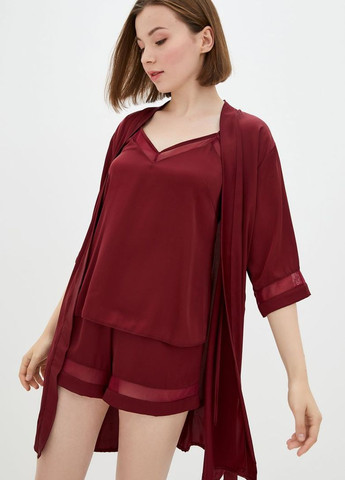 Комплект для дома с пижамой Кб1090п Бордовый MiaNaGreen (267315446)