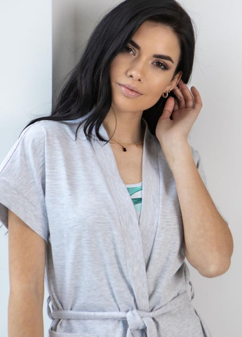 Халат з коротким рукавом Хм1105 Меланж MiaNaGreen (267507438)