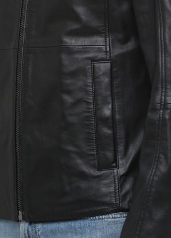 Черная демисезонная куртка Trussardi