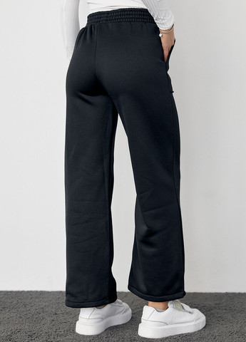 Трикотажные штаны на флисе с накладными карманами Lurex (266431476)