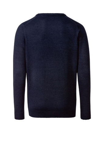 Темно-синий зимний свитер пуловер Livergy