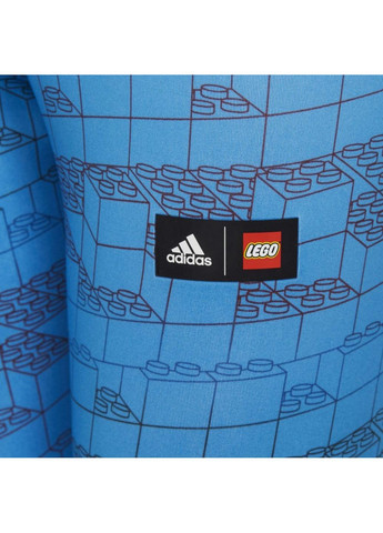 Синие зимние детские леггинсы x classic lego® h26668 adidas