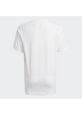 Біла демісезонна дитяча футболка graphic print gn4126 adidas