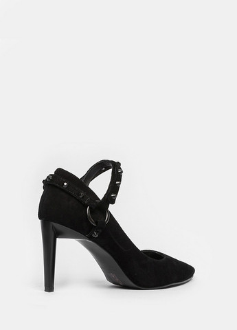 Черные женские повседневные туфли английские - фото