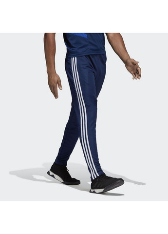 Синие спортивные зимние брюки adidas