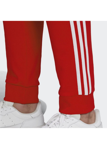Красные спортивные зимние брюки adidas