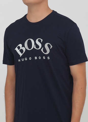 Синий демисезонный костюм Hugo Boss