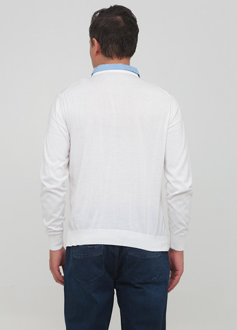 Белый демисезонный свитер Formenti