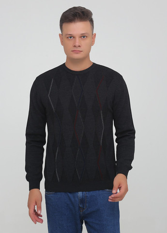Серый демисезонный свитер Re Del Mare