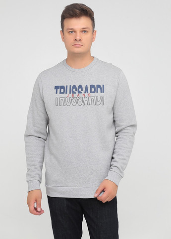 Серый демисезонный свитер Trussardi Jeans