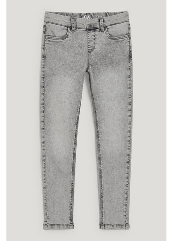 Серые демисезонные джинсы C&A