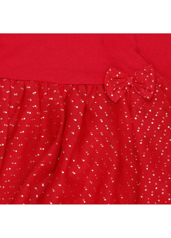 Червоний демісезонний комплект сукні та колготки C&A