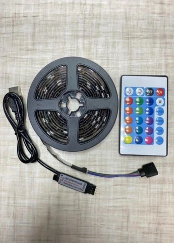 Стрічка підсвічування RGB USB LED для телевізора з Bluetooth керуванням 2 метри No Brand (267499267)