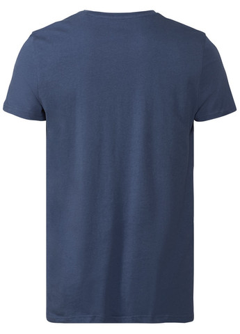 Синя футболка з коротким рукавом Livergy