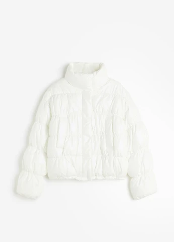 Молочная демисезонная куртка H&M