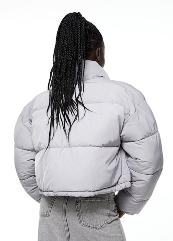 Сіра демісезонна куртка H&M