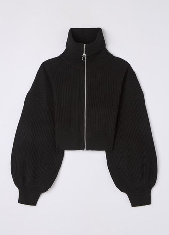 Черный зимний свитер Terranova