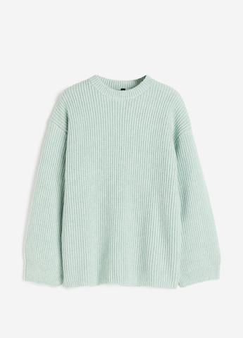 Светло-зеленый демисезонный свитер H&M