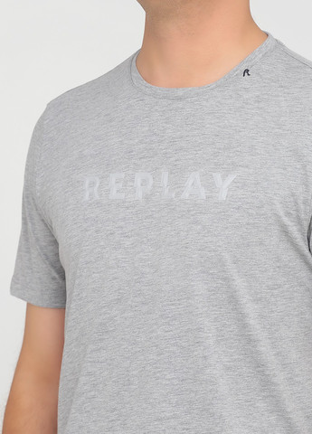 Серая футболка Replay