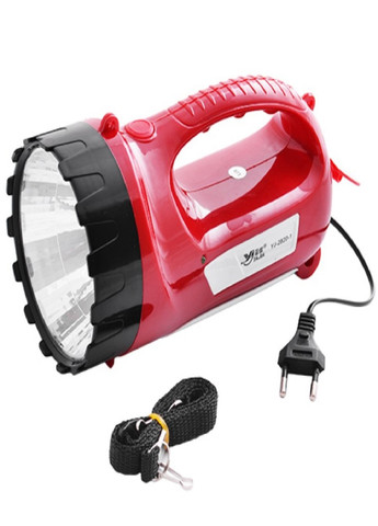 Ручной универсальный аккумуляторный фонарь YAJIA YJ 2820-1 с боковой панелью Красный VTech (267507332)
