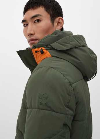 Зеленая зимняя куртка S.Oliver