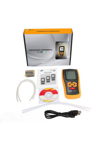 Микроманометр дифференциального давления USB, ±10 кПа BENETECH (267655563)