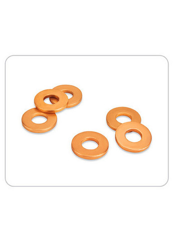 Комплект мідних ущільнювальних кілець для форсунок 450од. TOPTUL (267658120)