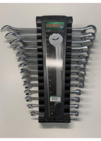 Комплект рожково-накидных ключей 14 шт. 6-24мм TOPTUL (267656353)