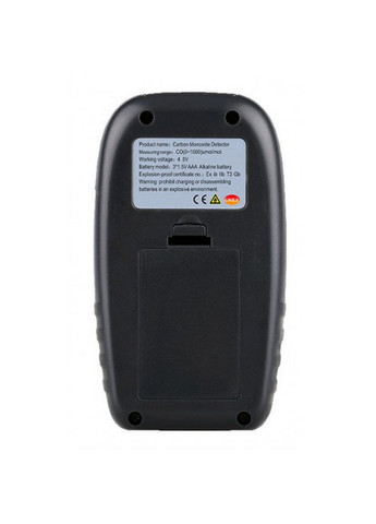 Газоанализатор СО + термометр (0-1000 ppm, 0-50°C) Wintact (267659595)