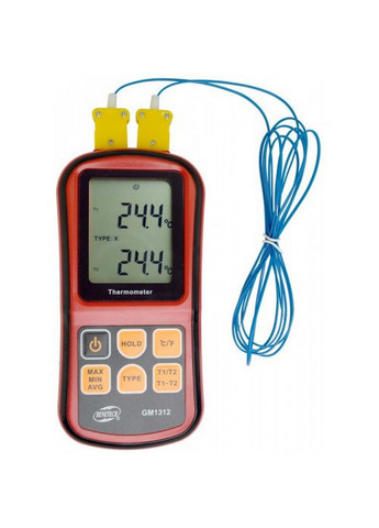 Термометр цифровий двоканальний -250-1767 ° C BENETECH (267660229)