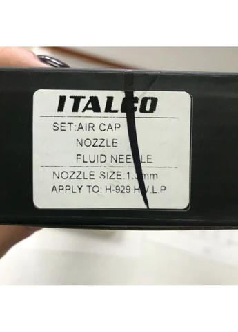 Комплект форсунки сменный для краскопультов H-929, диаметр 1,3мм NS-LM ITALCO (267654476)