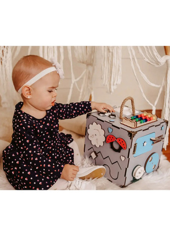 Іграшка, що розвиває Бізікуб 23х23х23 см No Brand (267653789)