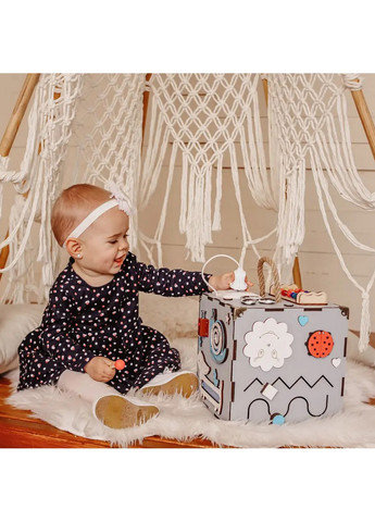 Іграшка, що розвиває Бізікуб 23х23х23 см No Brand (267653789)