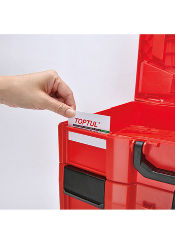 Модульный ящик для инструмента 456x372x155мм (пластик) TOPTUL (267656296)