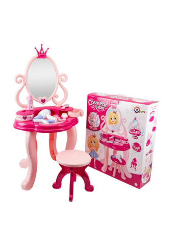 Дитяча іграшка Косметичний стіл зі стільцем Від 3 років ТехноК (267655965)