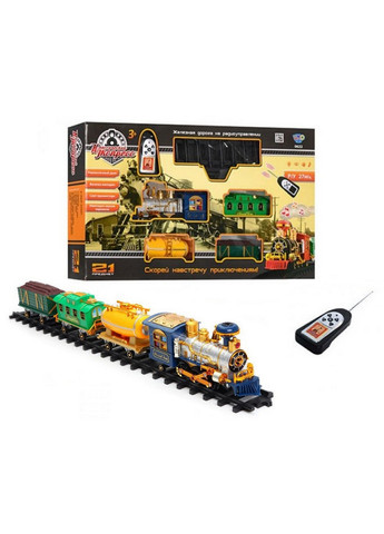 Іграшкова залізниця "Золота стріла" на радіокеруванні 44х69х10 см Play Smart (267659877)
