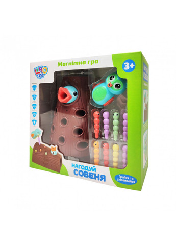 Магнітна гра Нагодуй совенка 10,5х22,5х21,5 см Limo Toy (267656853)