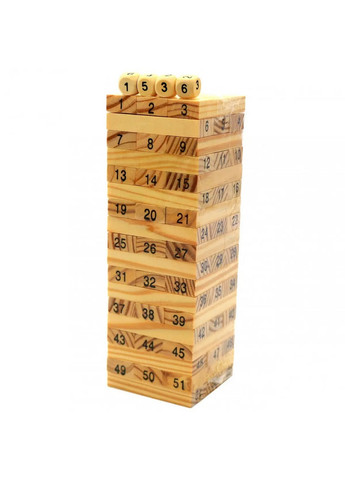 Настільна гра, що розвиває "NUMBER TOWER" укр. 30х9х9 см Danko Toys (267659885)