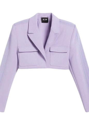 Женский укороченный пиджак IVY Park Purple Glow HC8171 adidas - крой логотип фиолетовый спортивный - (267649810)