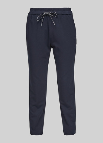 Темно-синие кэжуал демисезонные брюки S.Oliver