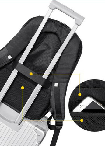 Рюкзак городской B00208 для ноутбука 15.6" с USB объем 24л. Черный (AH-B00208-2268) Arctic Hunter (267577696)