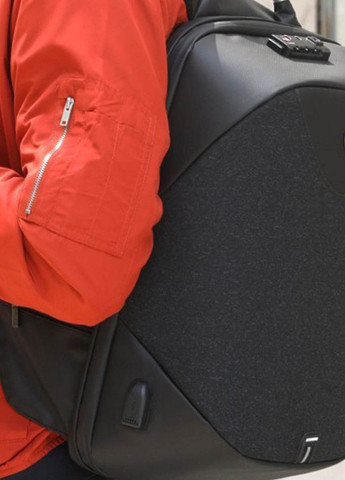 Рюкзак городской B00208 для ноутбука 15.6" с USB объем 24л. Черный (AH-B00208-2268) Arctic Hunter (267577696)