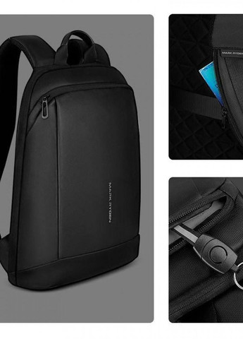 Рюкзак Blend MR9813 13 л для ноутбука 15,6" Черный (MR9813-00-2596UA) Mark Ryden (267577773)